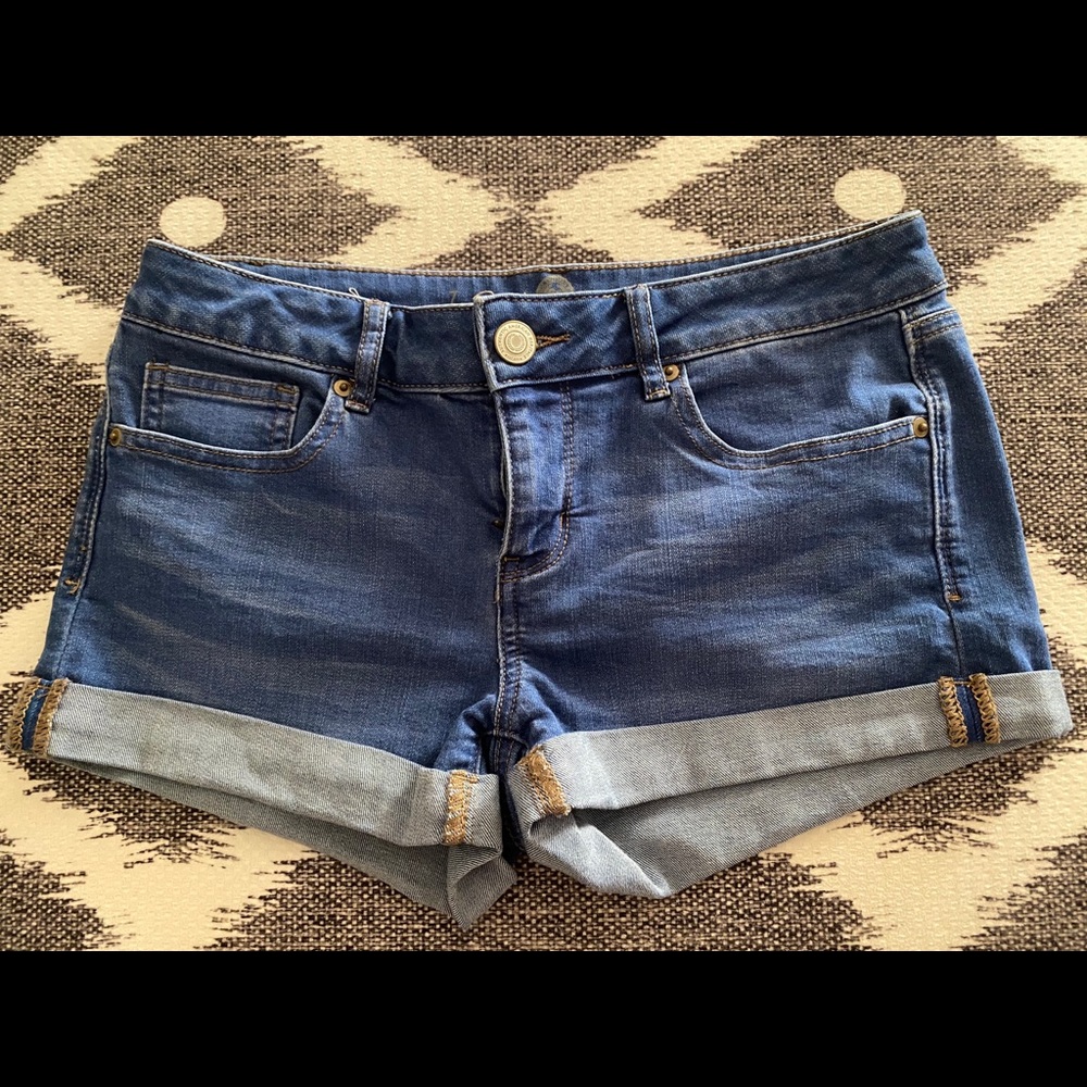 Denim “Shortie” Shorts.